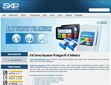 Tablet Screenshot of alatsurveypelanggan.com